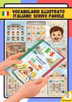 anteprima - Esercizi - VOCABULARIO ILLUSTRATO ITALIANO: SCRIVO PAROLE (Accoglienza) - Pagina di copertina