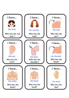 Vorschau - Spiele - Body Parts 3 Lesespiele und 3 Dominos - Seite 1