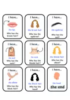 Vorschau - Spiele - Body Parts 3 Lesespiele und 3 Dominos - Seite 2