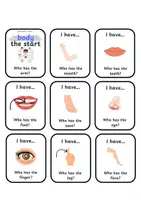 Vorschau - Spiele - Body Parts 3 Lesespiele und 3 Dominos - Seite 3