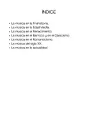 Vista previa - Unidades / Secuencias / Situaciones de Aprendizaje - DOSSIER HISTORIA MÚSICA + ACTIVIDADES - página 1