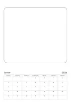 Vorschau - Mal- und Bastelvorlagen - Kalender 2026 - Seite 1