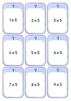 Vorschau - Spiele - 5er Reihe - Malaufgaben 1x1 - Karten für den magischen Zylinder/Zauberzylinder - Seite 2