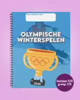 Voorbeeld - Thema: de Olympische Winterspelen 2026 - Voorblad