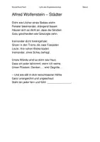 Vorschau - Stundenentwürfe - Komplettes Materialpaket: Gedichtanalyse "Städter" (Alfred Wolfenstein) – Inkl. Verlaufsplan & EWH - Seite 3