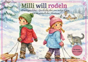 Vorschau - Poster - Kamishibai - Winter-Geschichte "Milli will rodeln" für die Kita - Seite 2