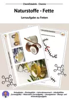Vorschau - Stundenentwürfe - Verlaufsplan Fette (Lernaufgabe) - Deckblatt