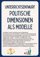 Vorschau - Stundenentwürfe - Unterrichtsentwurf Politische Positionen - differenziert - Deckblatt