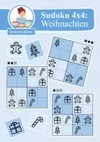 Vorschau - Arbeitsblätter - Sudoku 4x4: Weihnachten & Advent (Rätsel für Vorschule & Anfangsunterricht) - Deckblatt
