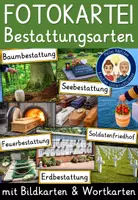 Vorschau - Fördermaterial/Inklusion - Bestattungsarten Fotokartei (Tod Sterben Beerdigung Trauer Friedhof BILDKARTEN & WORTKARTEN) - Deckblatt