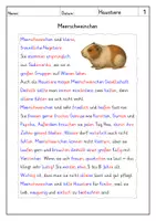 Vorschau - Arbeitsblätter - Lesen: Haustiere - Leseverstehen - Seite 2