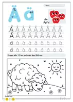 Vorschau - Arbeitsblätter - Buchstaben lernen A–Z – Arbeitsblätter inkl.Umlaute (Ä,Ö,Ü) - Seite 3
