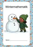 Vorschau - Arbeitsblätter - Winter-Mathe für die Vorschule: Zählen, Malen & Rätseln - Deckblatt