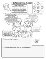 Vorschau - Arbeitsblätter - Geheimnisvolles Viereck – Zahlenmuster entdecken - Seite 1