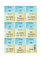 Vorschau - Spiele - Mathespiel Ich habe wer hat ZR 100 Verdoppeln und Halbieren - Seite 3