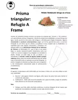Vista previa - Unidades / Secuencias / Situaciones de Aprendizaje - 3. Guia Prisma triangular Refugio A Frame - Portada