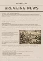 Vorschau - Text - Zeitungsbericht Türkenbelagerung Wien - Deckblatt