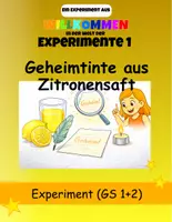 Vorschau - Arbeitsblätter - Geheimtinte aus Zitronensaft – Unsichtbare Schrift sichtbar - Deckblatt