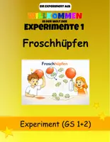 Vorschau - Arbeitsblätter - Hüpfende Frösche – Statische Elektrizität sichtbar machen - Deckblatt