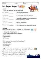 Vorschau - Arbeitsblätter - Los Reyes Magos - Deckblatt