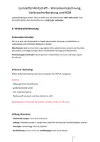 Vorschau - Merkblätter - Wirtschaft 9.Klasse Verbraucherberatung, Stiftung Warentest - Seite 1
