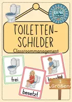 Vorschau - Poster - Toiletten-Schilder Classroommanagement - Deckblatt