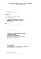 Vorschau - Merkblätter - Packet ICDL Lernzettel - Deckblatt