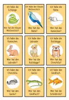 Vorschau - Spiele - Lesespiel - "Ich habe... Wer hat...? - Haustiere - Seite 2