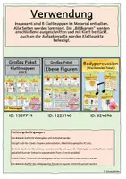 Vorschau - Arbeitsblätter - Körperteile,Klettmappe, Körper, Förderschule, Sonderpädagogik, TEACCH - Seite 1