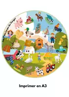 Aperçu - Apprentissages en autonomie - Cherche et trouve la ferme - Page de couverture