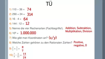 Vorschau - Arbeitsblätter - Tägliche Übungen - Mathe Klasse 7 (aufwachsend) - Seite 1