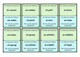 Vorschau - Spiele - Lesespiel (un)regelmäßige Verben - Seite 2