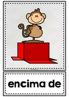 Vorschau - Poster - Las preposiciones de lugar - Wort-Bild-Karten - Seite 1