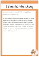 Vorschau - Arbeitsblätter - Lernblatt Farblehre - Seite 1