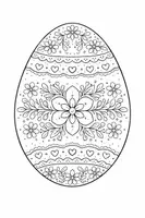 Vorschau - Mal- und Bastelvorlagen - Ausmalbild Ostern / Ostereier - Deckblatt