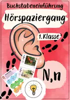 Vorschau - Arbeitsblätter - Buchstabeneinführung N, T, R, S - Buchstabe N, T, R, S - Hörspaziergänge N, T, R, S - Seite 1