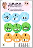 Vorschau - Arbeitsblätter - Buchstabeneinführung N, T, R, S - Buchstabe N, T, R, S - Hörspaziergänge N, T, R, S - Seite 2