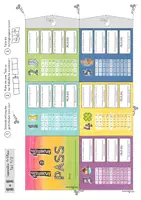 Vorschau - Arbeitsblätter - 1x1 Pass Leporello | Kleines Einmaleins | FREEBIE | Grundschule - Seite 1