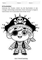 Vorschau - Spiele - Buchstaben verbinden – Fasching & Karneval (Vorschule / 1. Klasse) - Seite 2