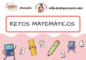 Vista previa - Tarjetas / Manipulativos - RETOS MATEMÁTICOS - página 1