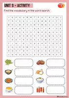 Vista previa - Hojas de trabajo - Grammar 4 (Unit 3 : Cooking) - página 2