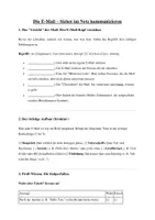 Vorschau - Arbeitsblätter - Aufbau & Schreiben einer E-Mail (Jg5 Deutsch) - Deckblatt