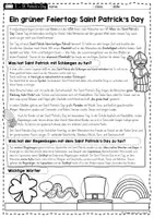 Vorschau - Stundenentwürfe - Saint Patrick's Day im Englischunterricht – Landeskunde für die Grundschule: Sachtext mit Arbeitsmaterialien - Seite 1