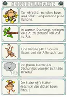 Vorschau - Arbeitsblätter - Schleichdiktat - Affe - Seite 2
