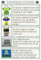 Vorschau - Arbeitsblätter - Außerirdischer Schleichdiktat, Ausmalbilder Materialpaket - Seite 2
