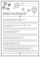 Vorschau - Arbeitsblätter - Sachaufgaben Winter – Grundrechenarten - Seite 2