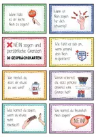 Vorschau - Spiele - "Nein" Sagen / Grenzen - 30 Gesprächskarten (auch: Konflikte, Mobbing, Sexualkunde) - Seite 3