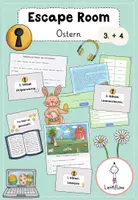Vorschau - Arbeitsblätter - Oster-Paket: Leseheft, Lesespur, Leseverständnis Ostern | Kl. 3 + 4 - Seite 1