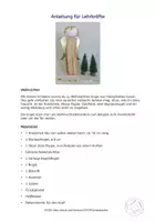 Vorschau - Mal- und Bastelvorlagen - Holzengel zu Weihnachten bauen, Werken in der Grundschule - Seite 3