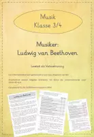 Vorschau - Arbeitsblätter - Leseübungen zum sinnentnehmenden Lesen: Texte zu Themen des Musikunterrichts (Materialpaket) - Seite 1